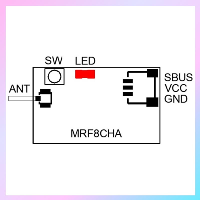 Frsky Receiver Module - T23C MRF8CHA 2.4G AGF For Frsky
