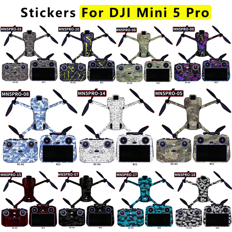 Drone Rc Pro 2 - For DJI Mini 5Pro Drone Stickers