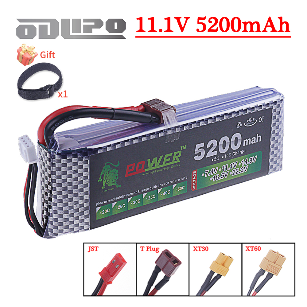 Drone Rc Boat - 3S Lipo Battery 11.1V 5200mah 40C