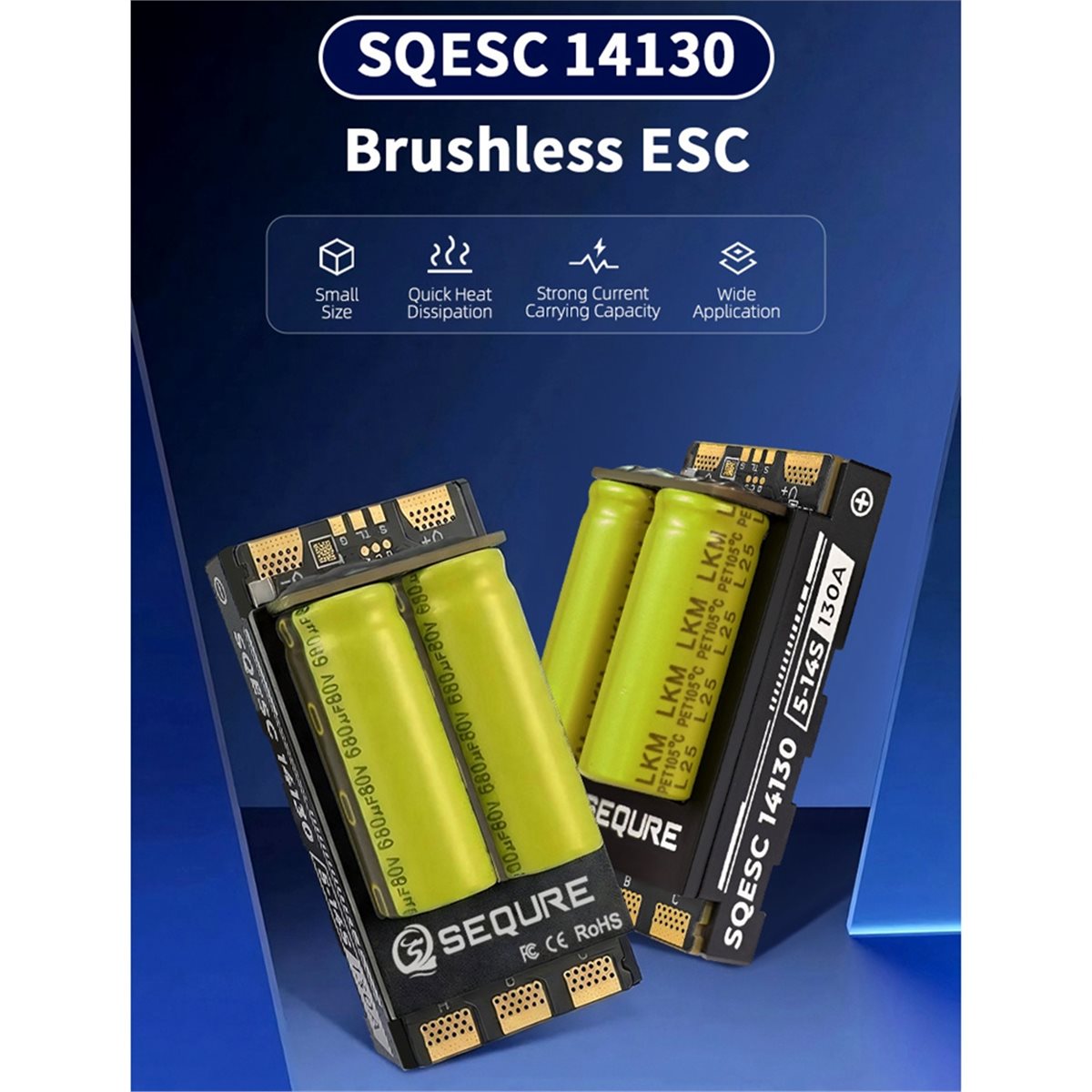 Drone Rc Accessories - N94R SEQURE 14130 130A BLHeli_32 Brushless