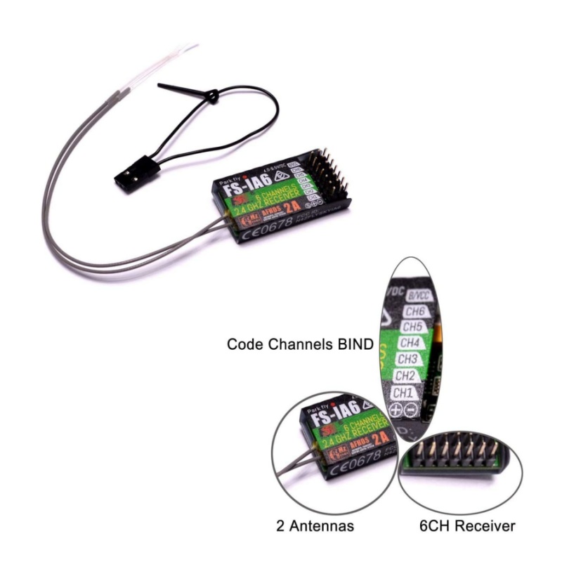 Flysky FS-IA6 Receiver 6CH Dua - Fpv Antenna Receiver avis et prix