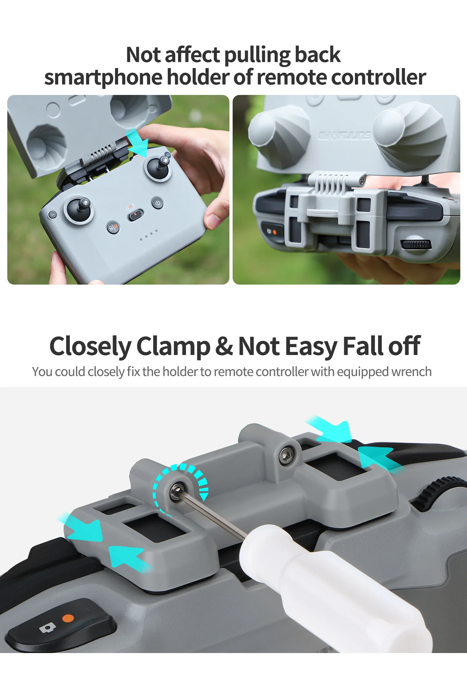 2 in 1 Controller Protector Su - Drone Dji Rc 3 avis et prix