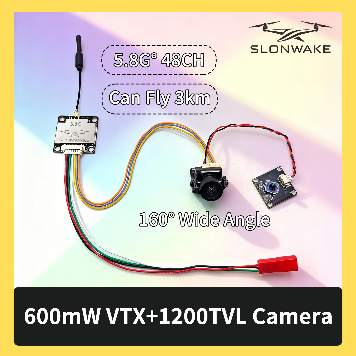 SLONWAKE 5.8G 600mW 7-24V FPV  - Drone Rc Controller avis et prix