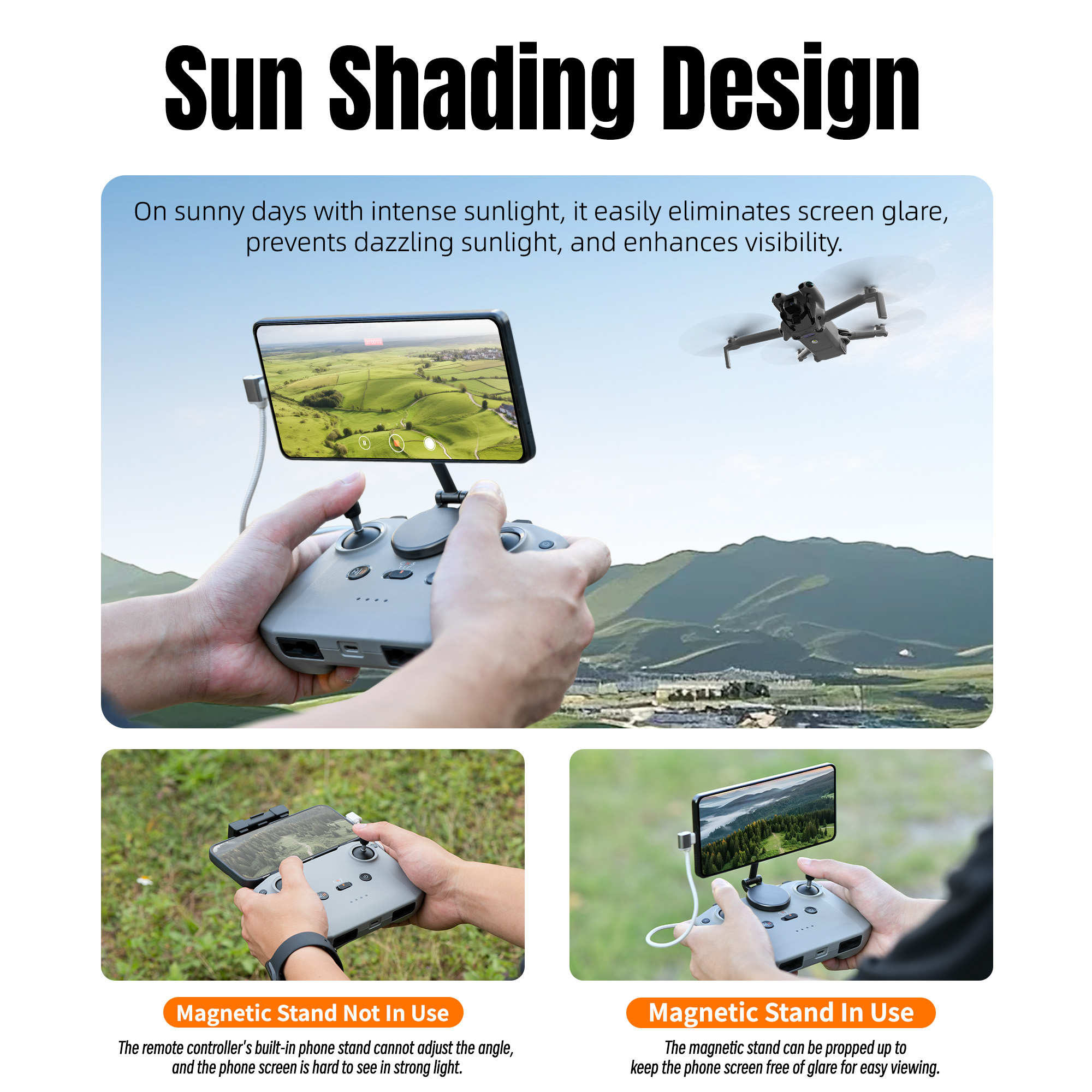 Adjustable Magnetic Phone Stan - Drone Rc Pro 2 avis et prix