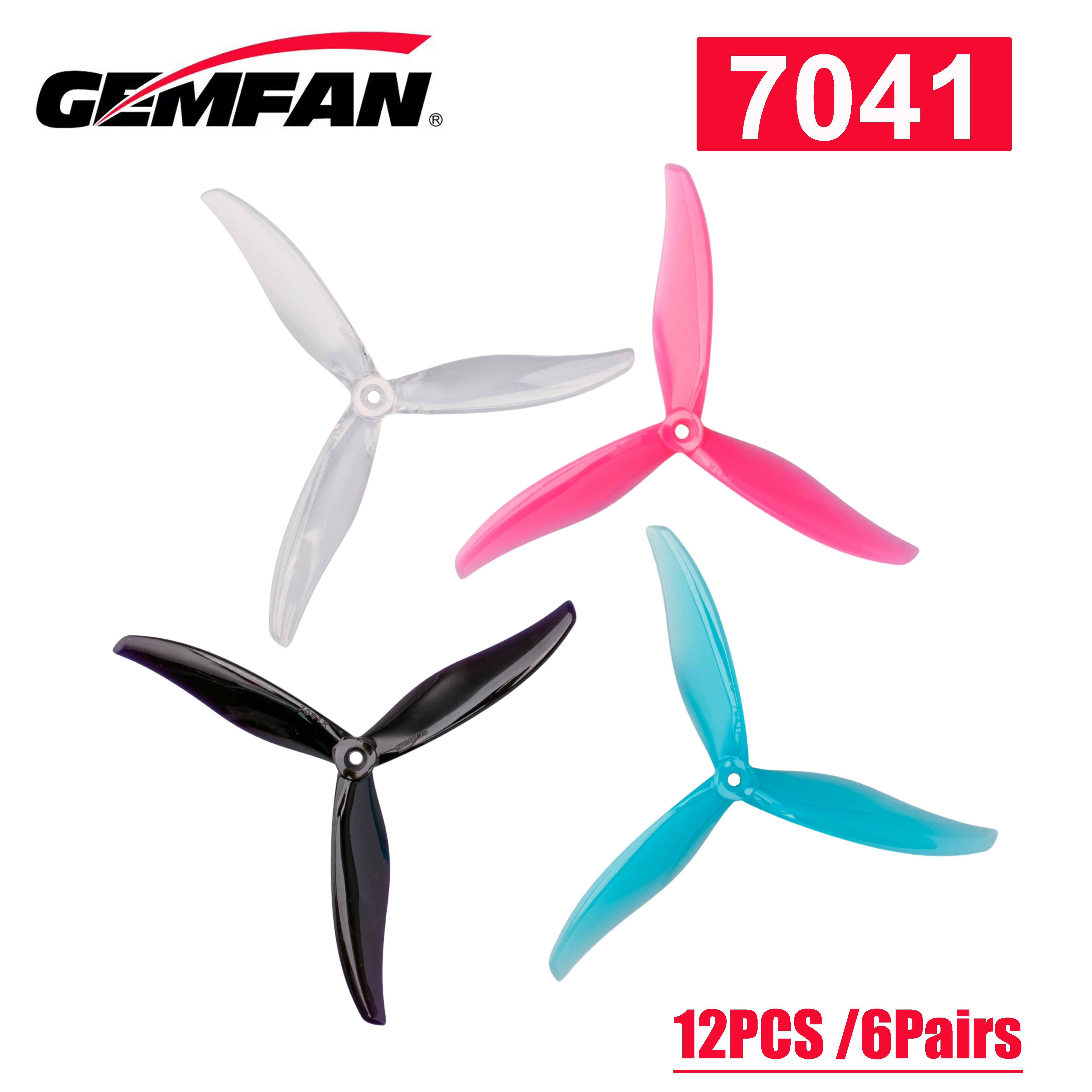 NEW12PCS /6Pairs Gemfan Flash  - Rc Motor Drone avis et prix
