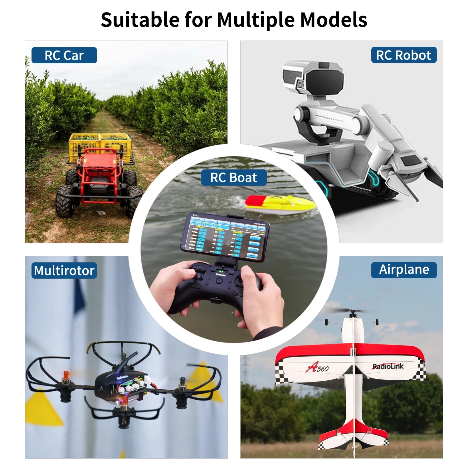 Radiolink T8S 2.4G 8 Channel R - Drone Rc Game avis et prix