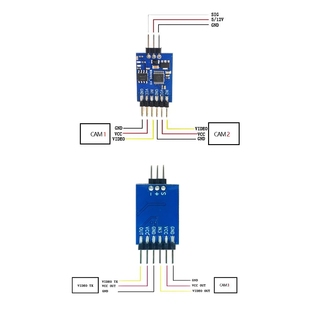 5.8G 3 Channel Video Switcher  - Drone Rc Controller avis et prix