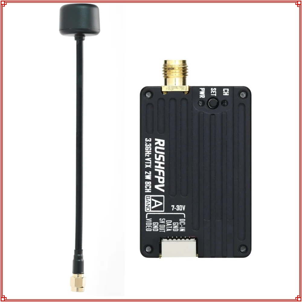 2026 New RUSHFPV 3.3G 2W VTX T - Fpv Antenna Receiver avis et prix