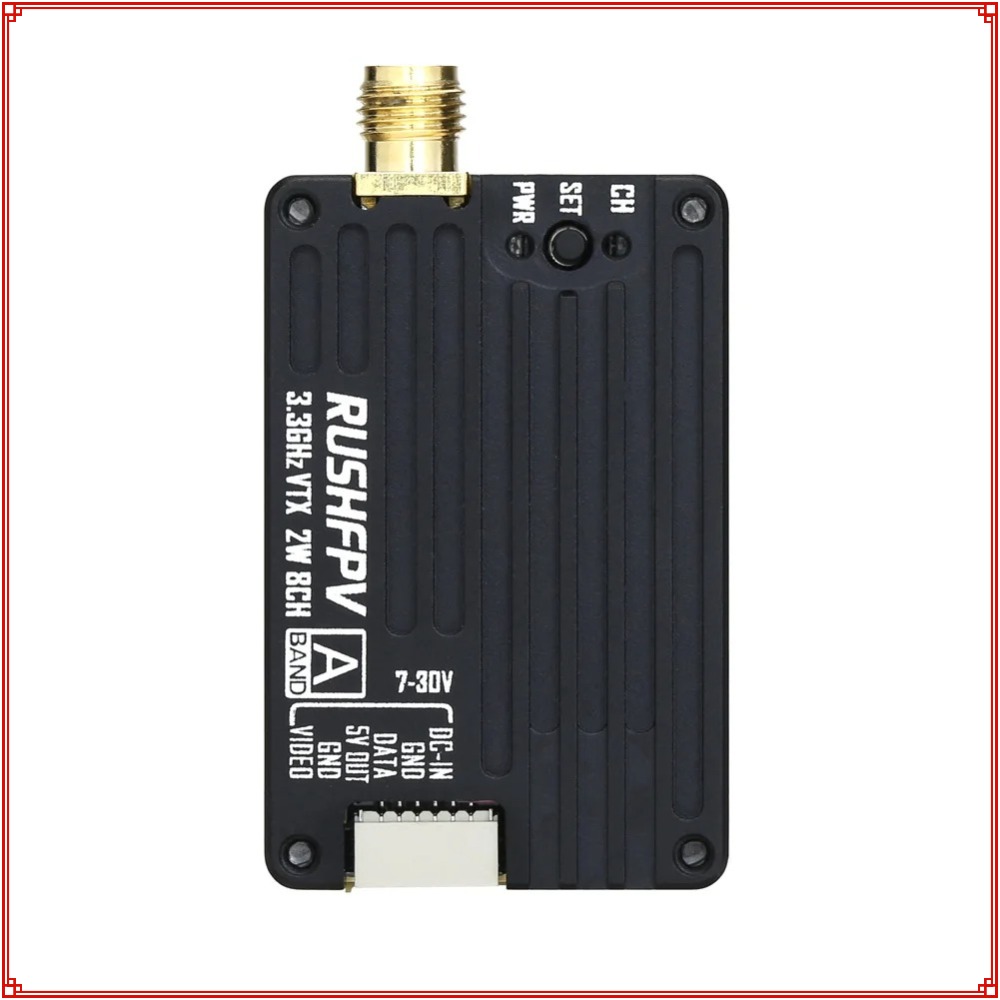 2026 New RUSHFPV 3.3G 2W VTX T - Fpv Antenna Receiver avis et prix