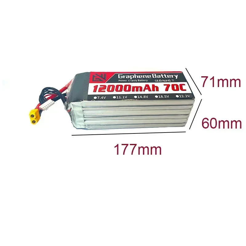12000mAh 6S 22.2V 70C RC Lipo  - Drone Rc Game avis et prix