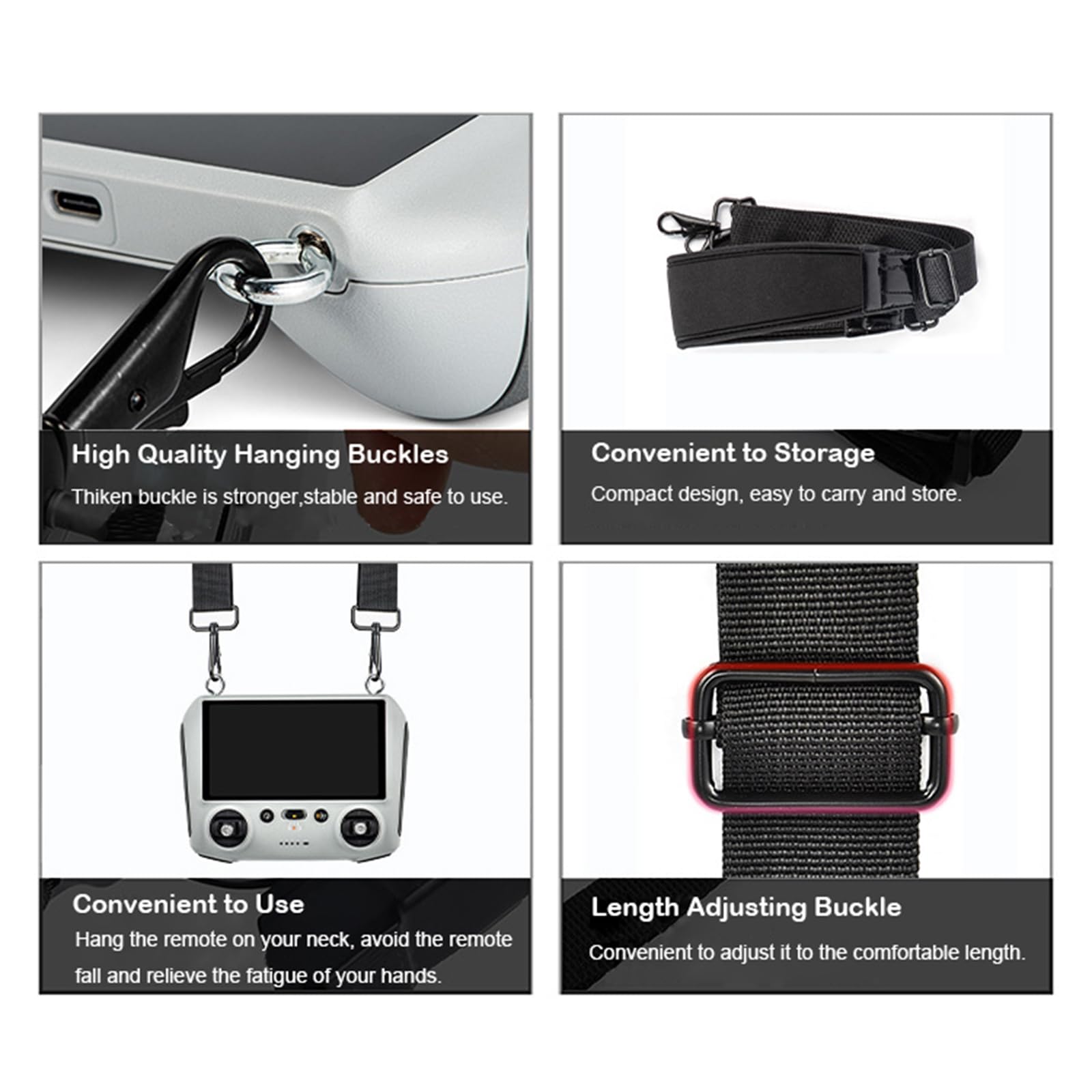 Lanyard Neck Strap for DJI RC/ - Drone Dji Rc 3 avis et prix