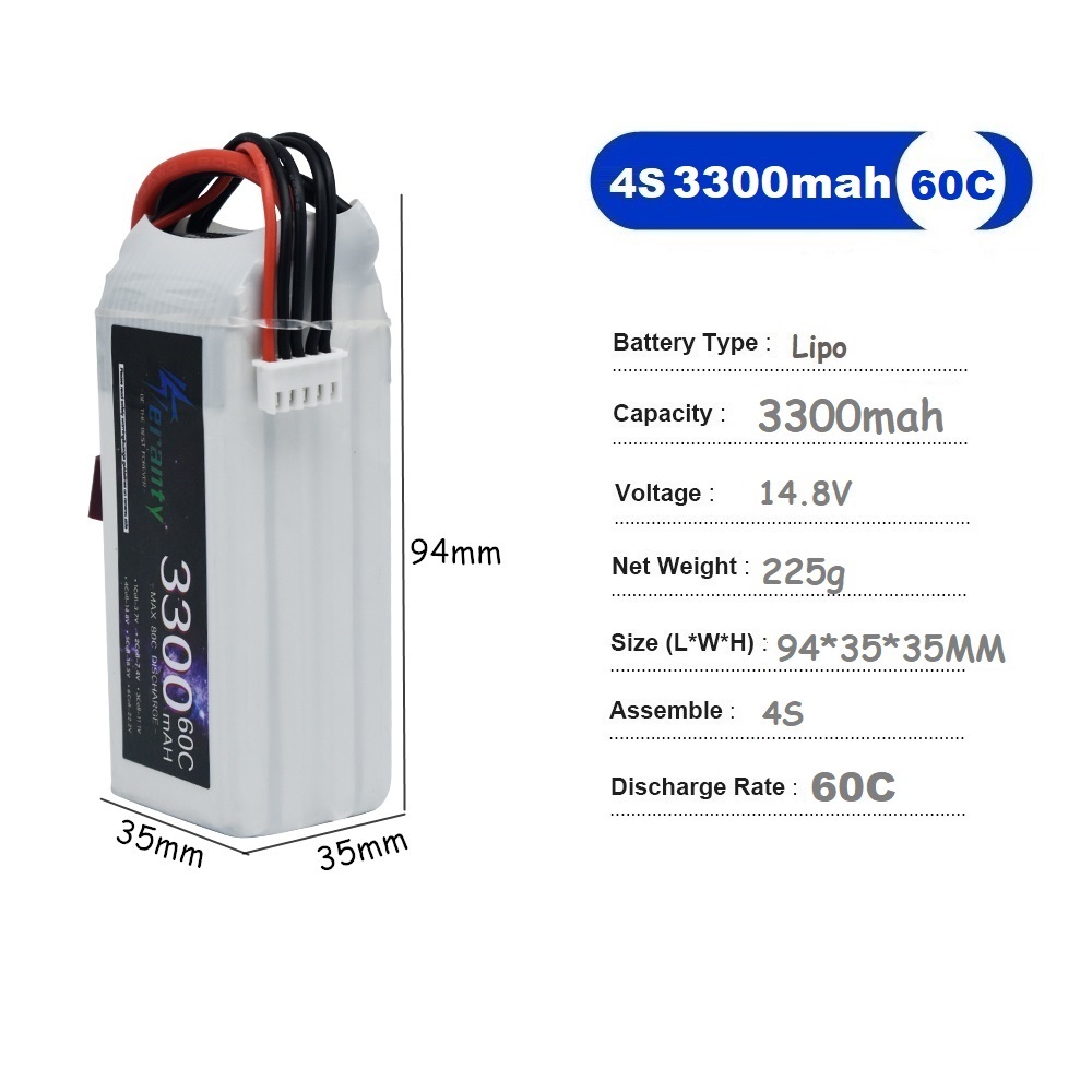 LiPo Rechargeable Battery 4S 3 - Drone Rc Race avis et prix