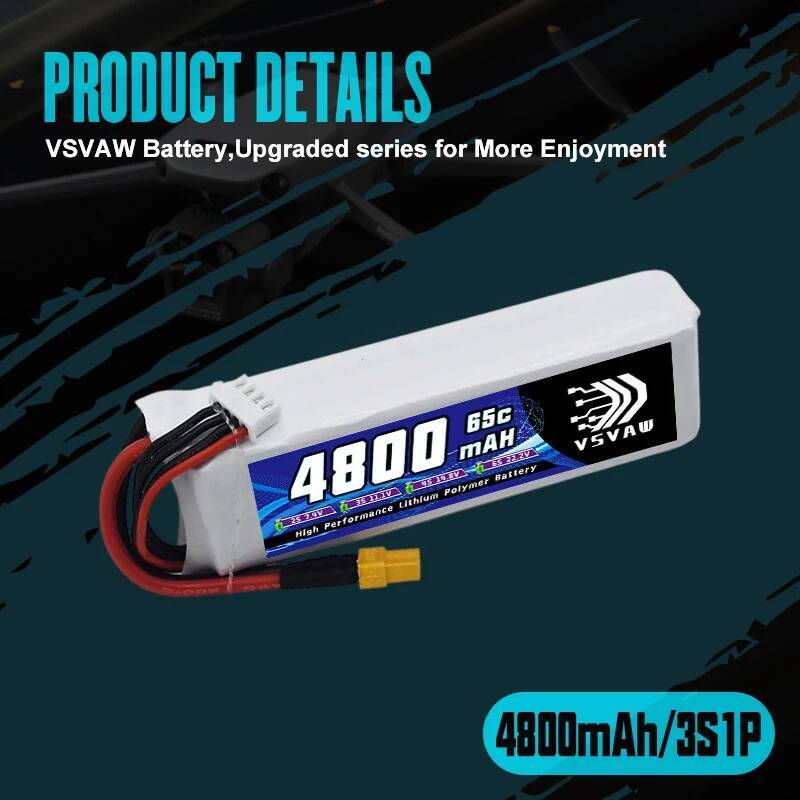 VSVAW 3S Lipo Battery for FPV  - Drone Rc Boat avis et prix