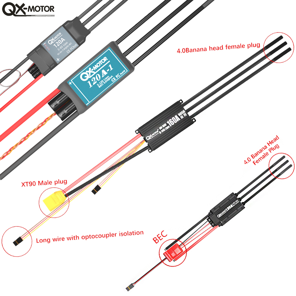 QX-MOTOR Brushless ESC series  - Drone Rc Boat avis et prix