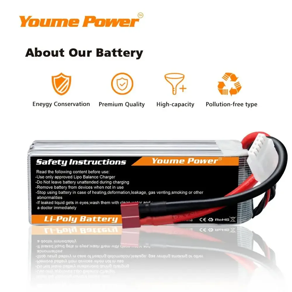 4S 14.8V Lipo Battery 3300mah  - Drone Rc Boat avis et prix