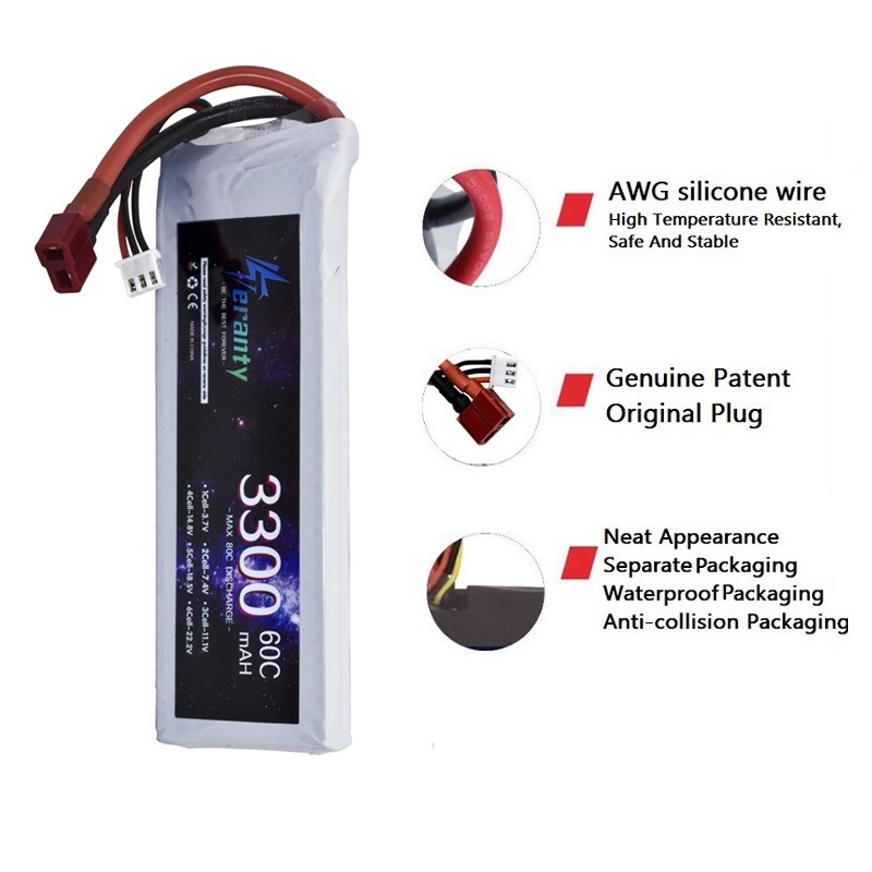 2S 7.4V LiPo Battery 3300mAh 6 - Drone Rc Boat avis et prix