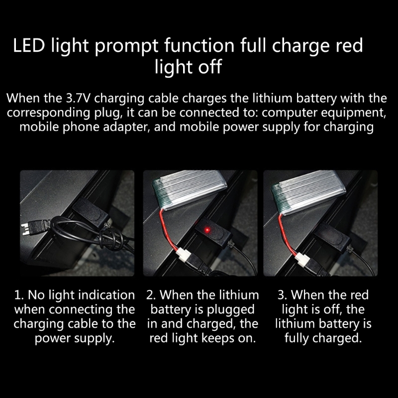 3.7V Lithium Battery USB Charg - Drone Rc Accessories avis et prix