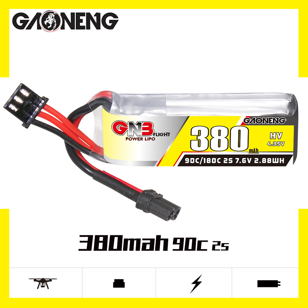GNB 2S 7.6V 380mAh 90C/180C Li - Drone Rc Race avis et prix