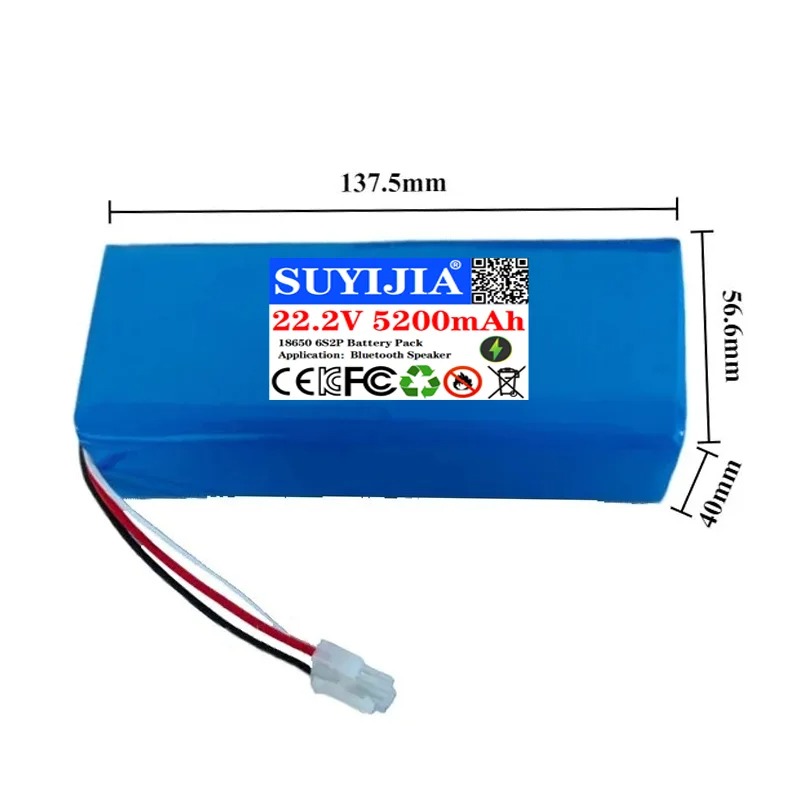 New 18650 Battery 22.2V 5200mA - Drone Rc Game avis et prix