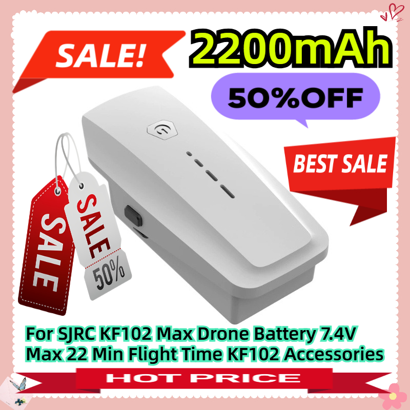 For SJRC KF102 Max Drone Batte - Drone Sjrc avis et prix