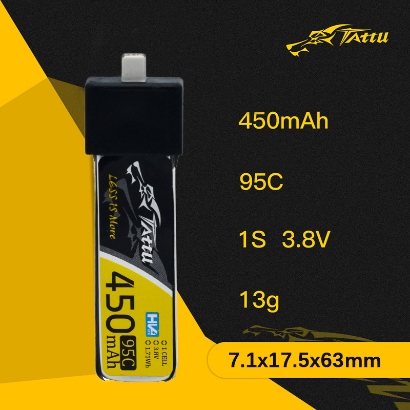 3Pcs NEW TATTU 450/500/550mAh  - Drone Rc Race avis et prix