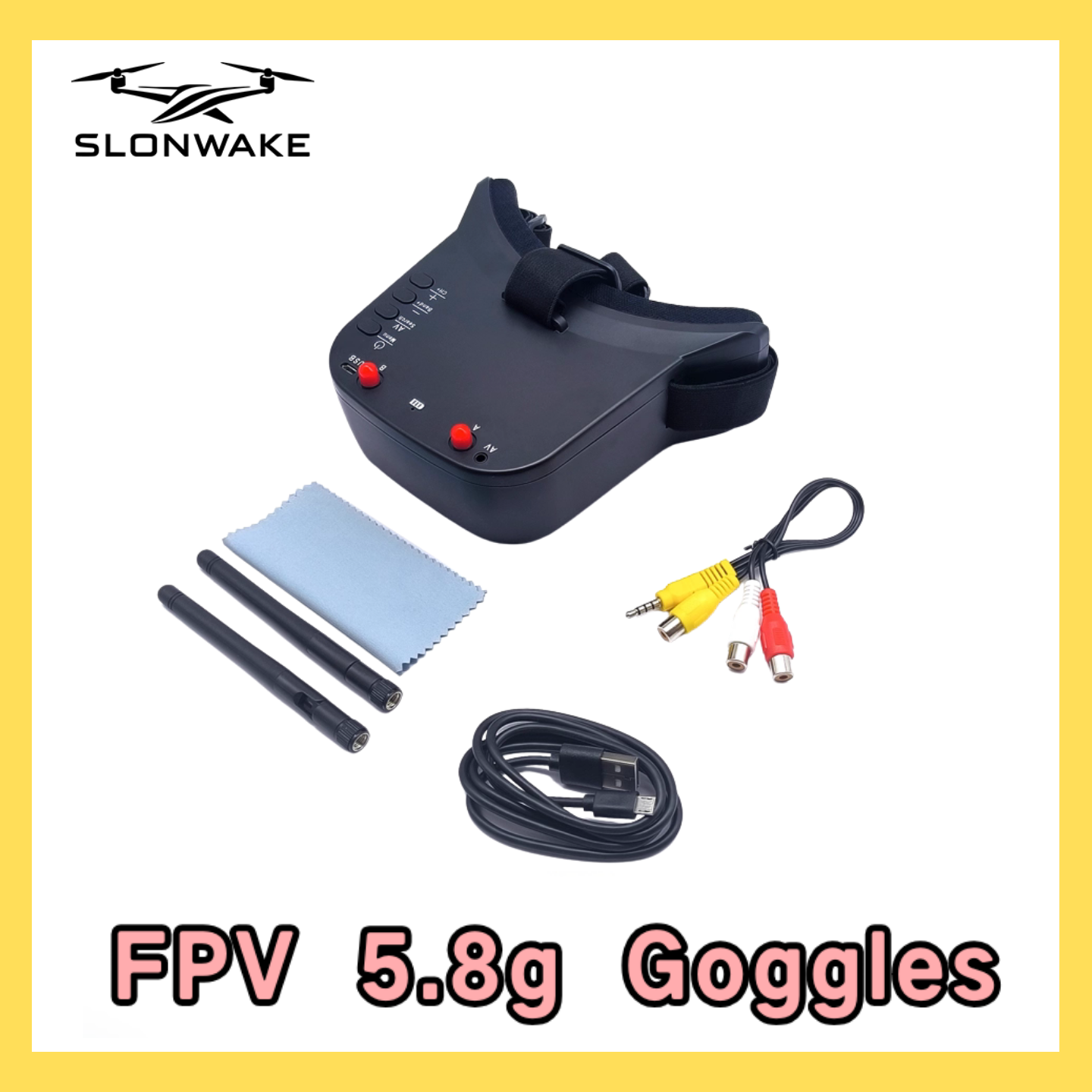 SLONWAKE 5.8G 48CH FPV 400mw V - Drone Rc Controller avis et prix