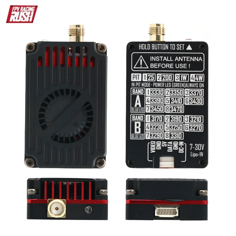 Rush Fpv Rushfpv 3.3G 4W Vtx T - Fpv Antenna Receiver avis et prix