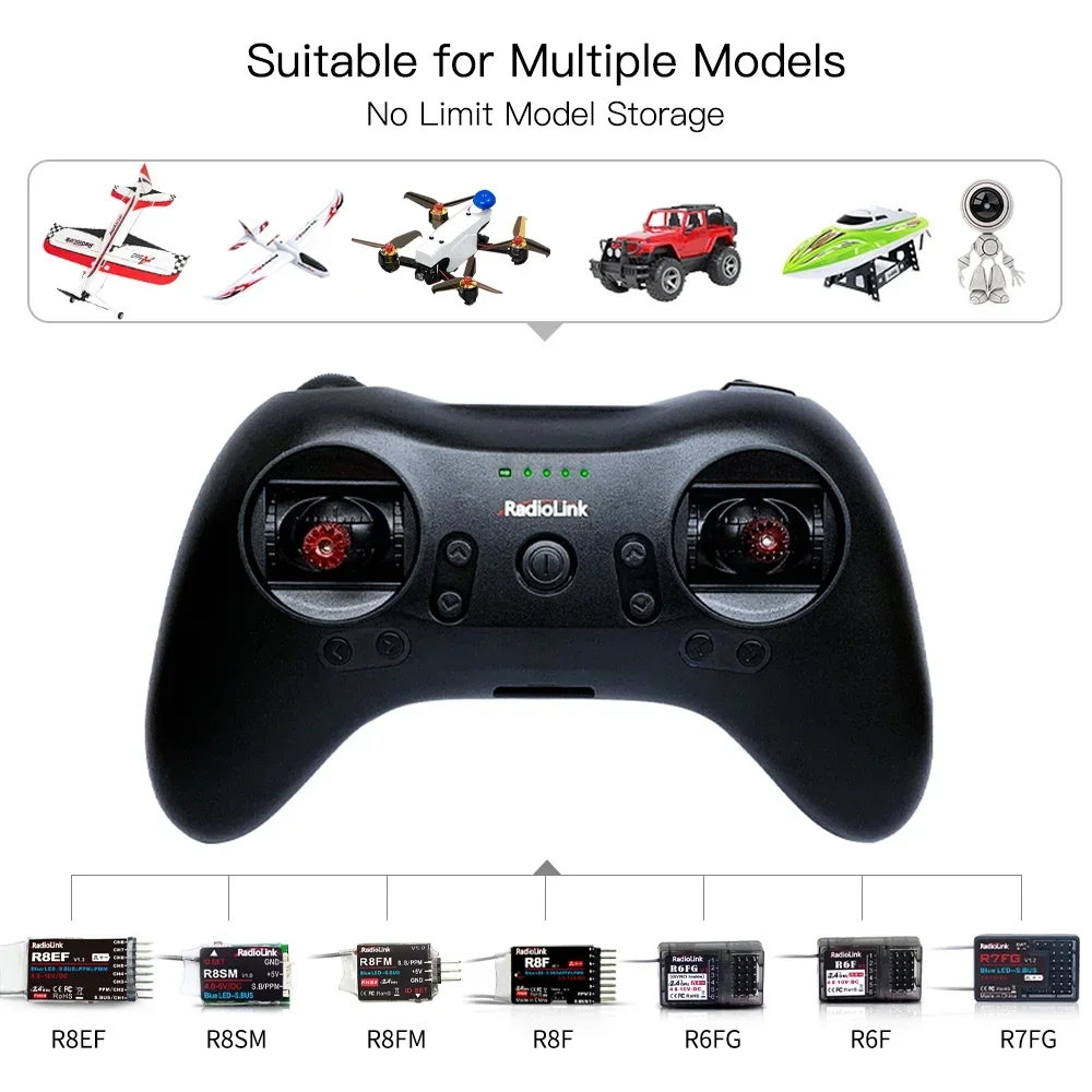Radiolink T8S 2.4G 8 Channel R - Drone Rc Game avis et prix