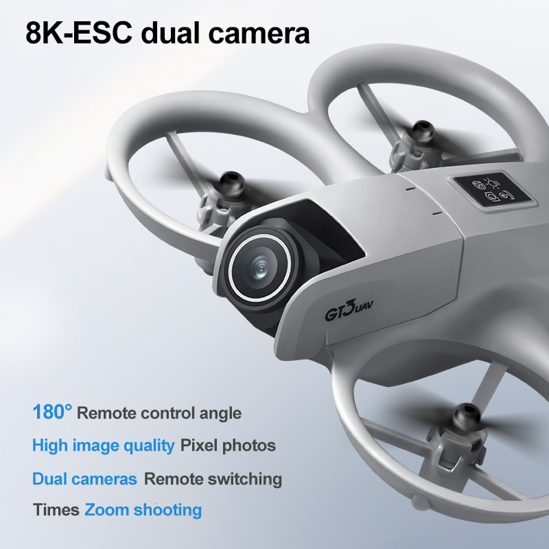 New GT3 Mini RC Drone 8K 5G Ae - Drone Rc Cable avis et prix