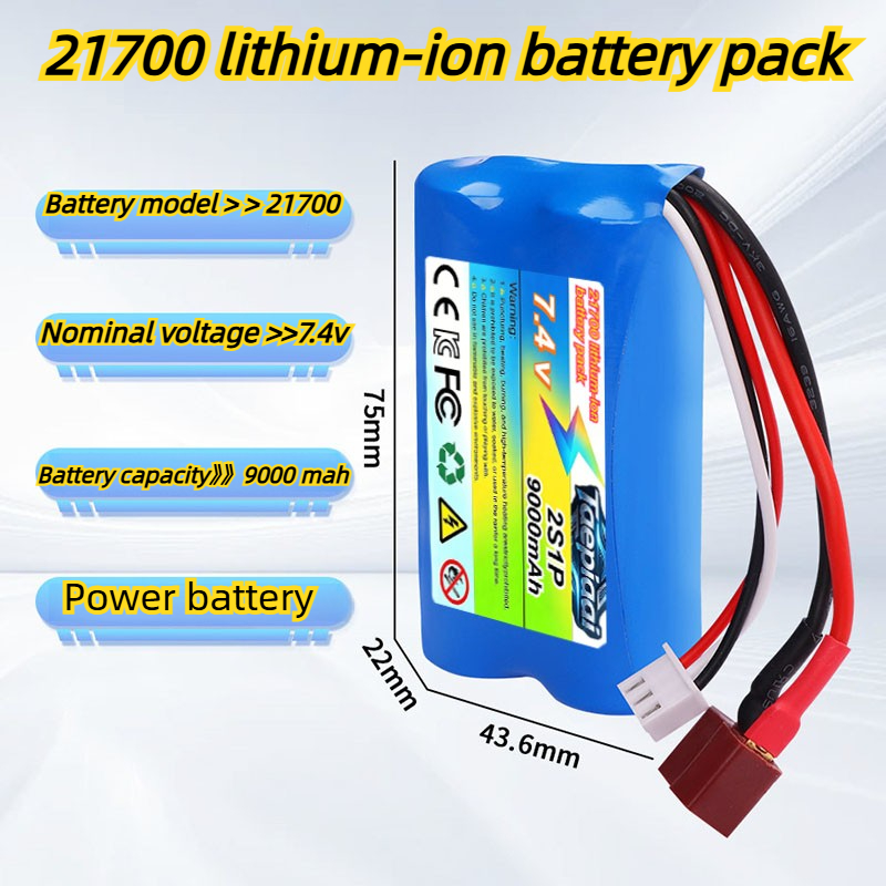 7.4V 9000mAh 21700 2S1P Lithiu - Drone Rc Game avis et prix