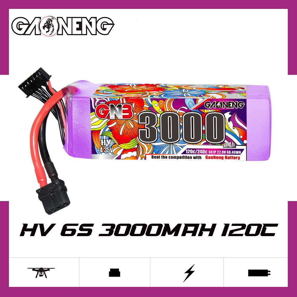 GNB Lipo Battery 6S 22.8V 3000 - Drone Rc Boat avis et prix