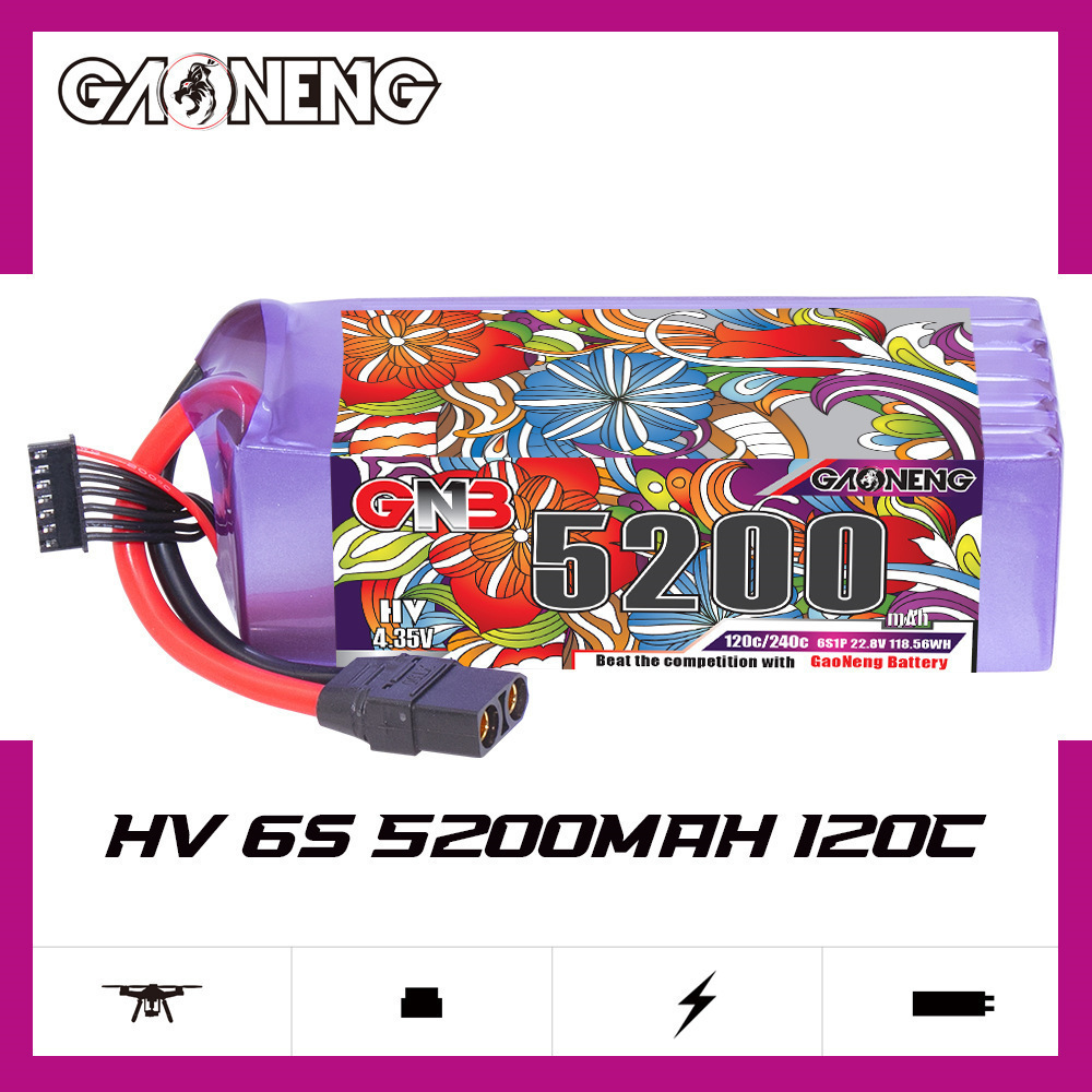GNB Lipo Battery 6S 22.8V 3000 - Drone Rc Boat avis et prix