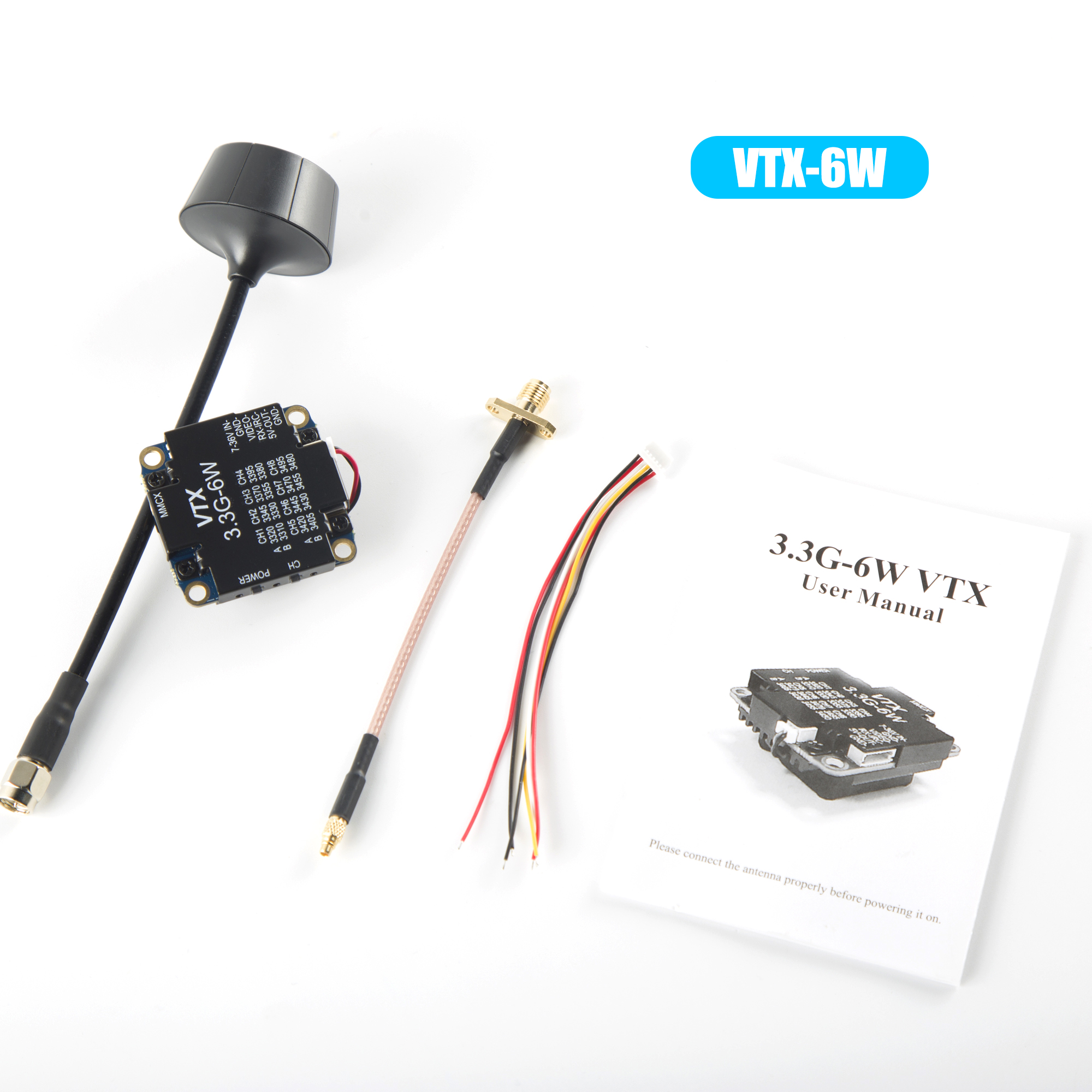 FPV Video Transmitter 3.3G 6W  - Drone Rc Controller avis et prix