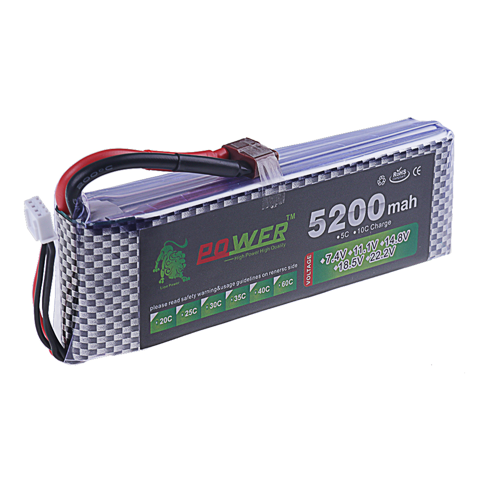 3S Lipo Battery 11.1V 5200mah  - Drone Rc Boat avis et prix