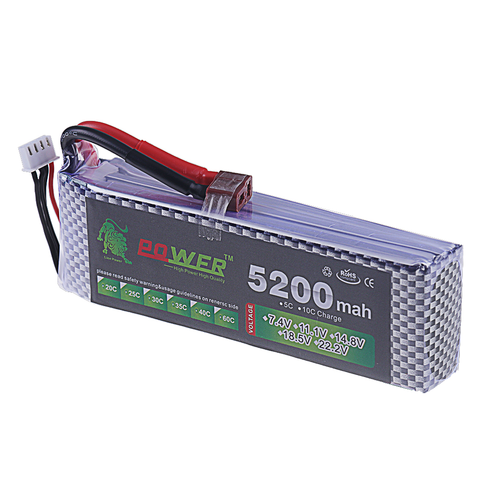 3S Lipo Battery 11.1V 5200mah  - Drone Rc Boat avis et prix